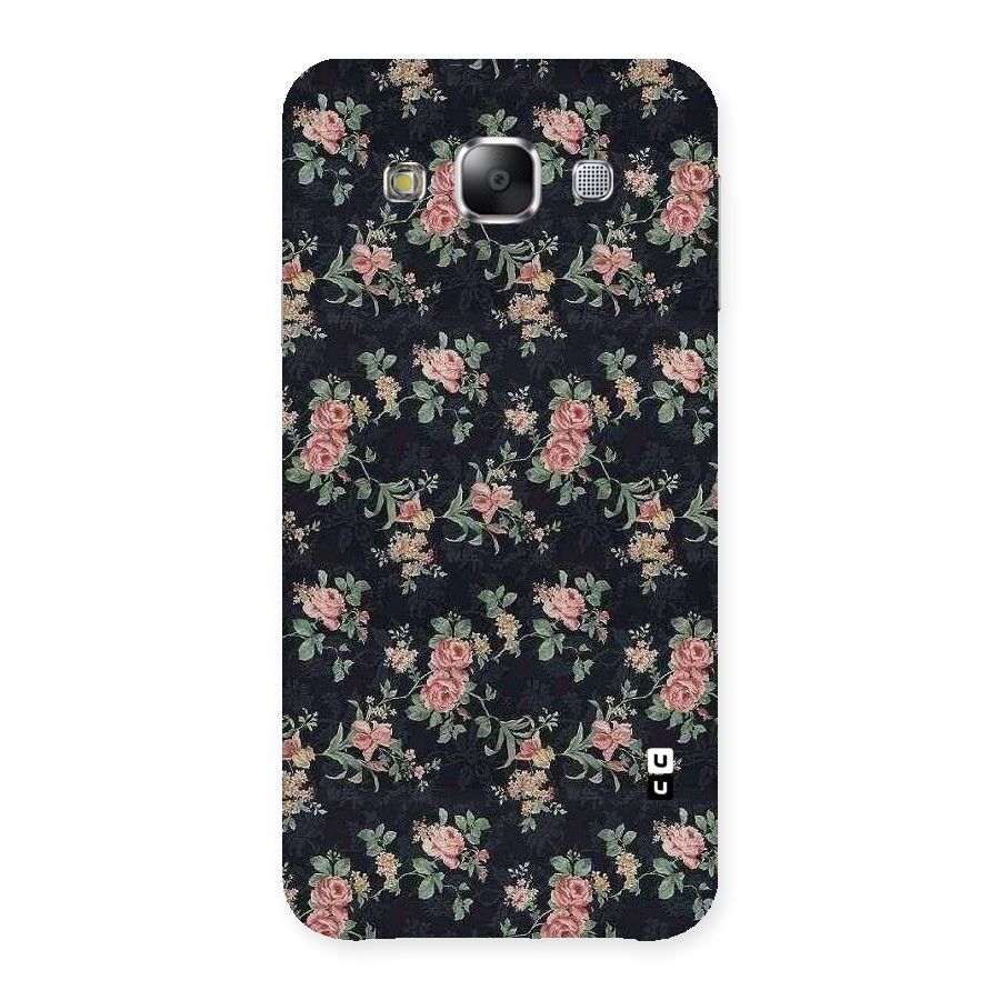 Bloom Black Back Case for Samsung Galaxy E5