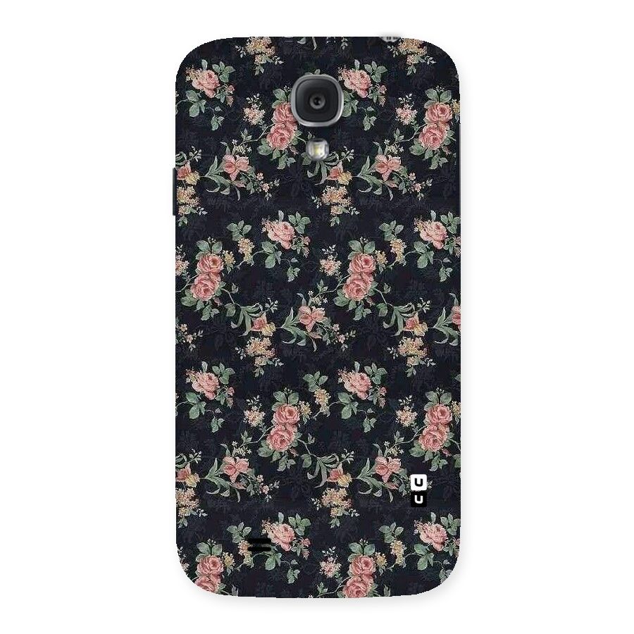 Bloom Black Back Case for Samsung Galaxy S4