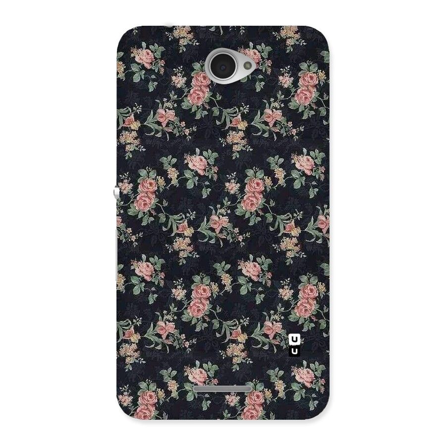 Bloom Black Back Case for Sony Xperia E4