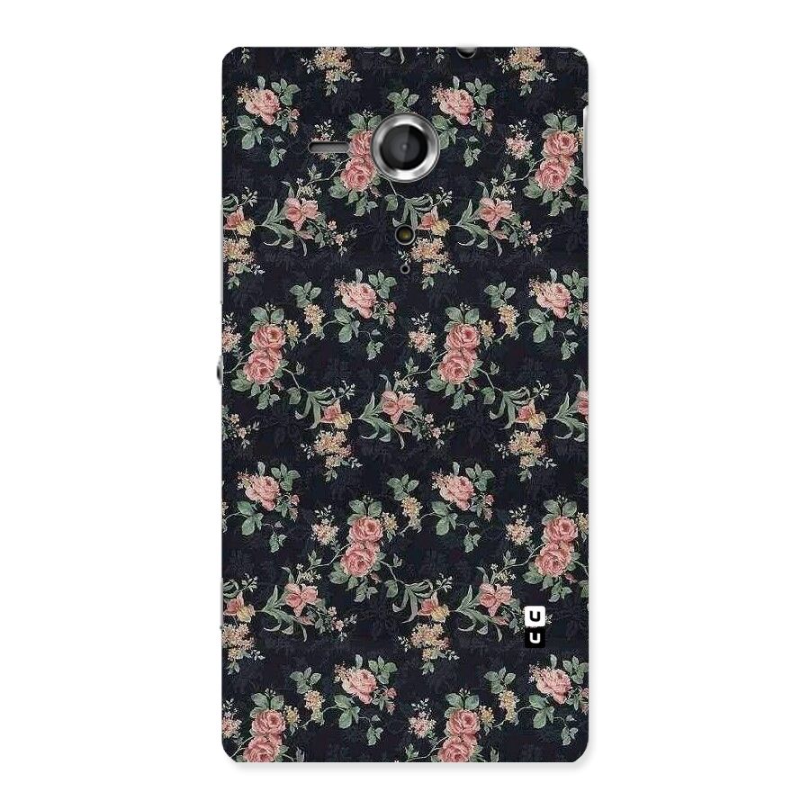 Bloom Black Back Case for Sony Xperia SP
