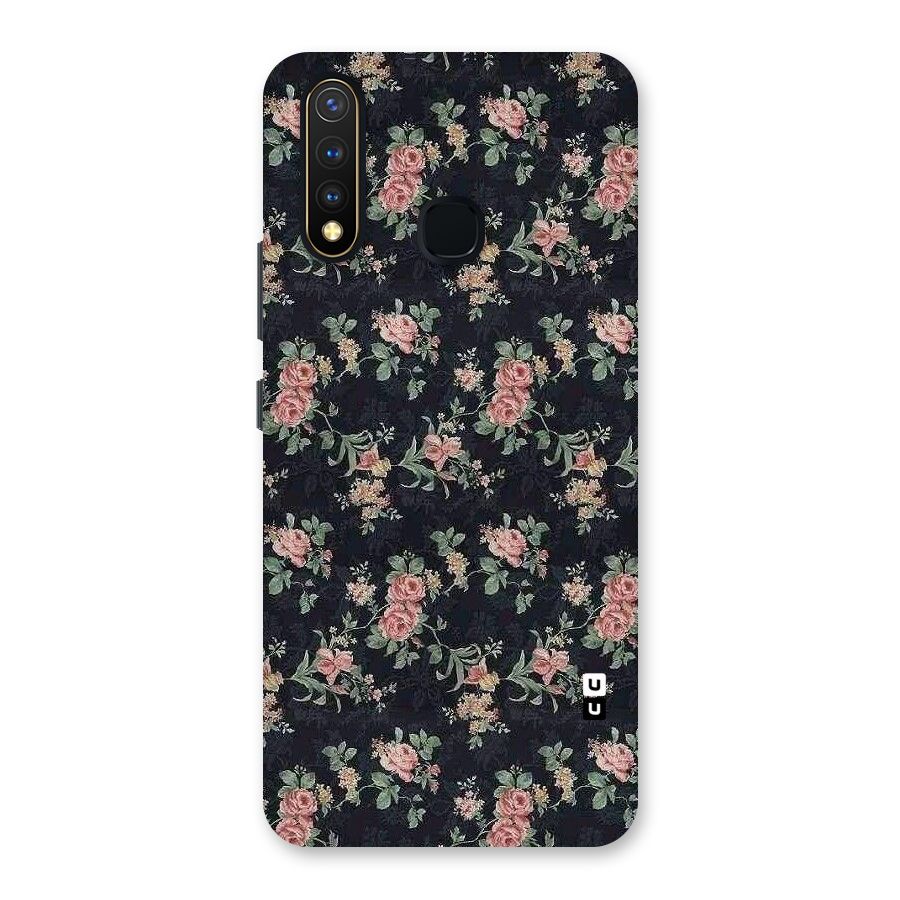 Bloom Black Back Case for Vivo U20