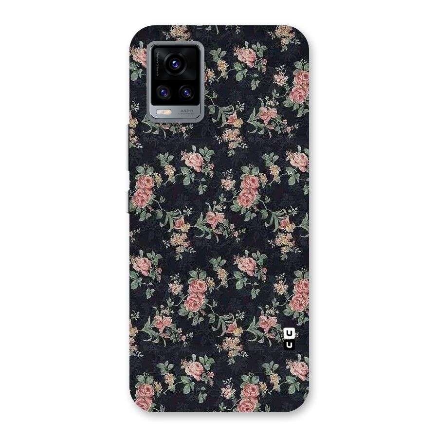 Bloom Black Back Case for Vivo V20