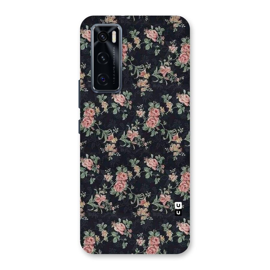 Bloom Black Back Case for Vivo V20 SE