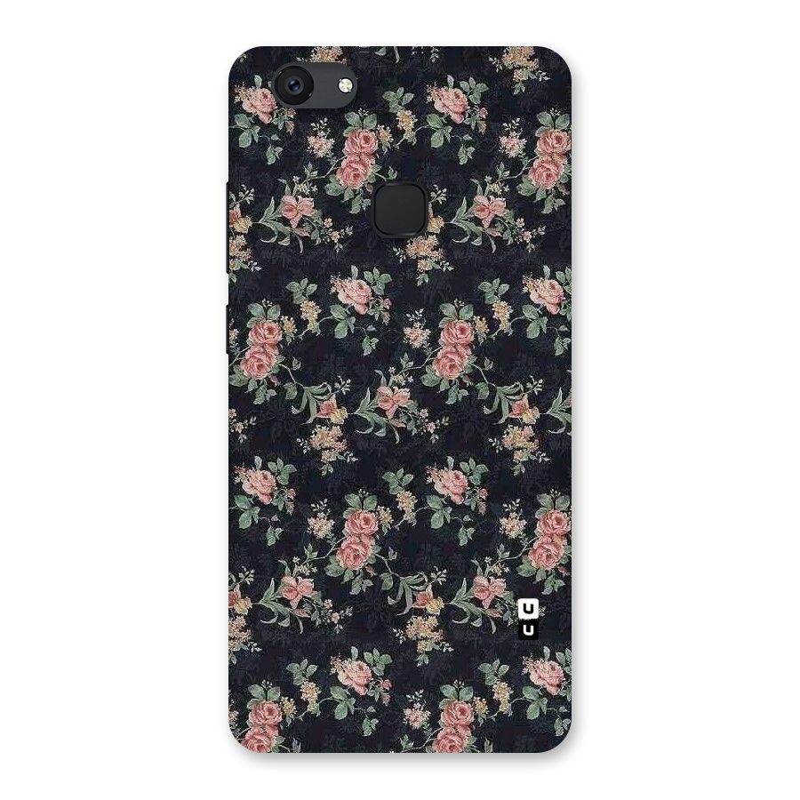 Bloom Black Back Case for Vivo V7 Plus