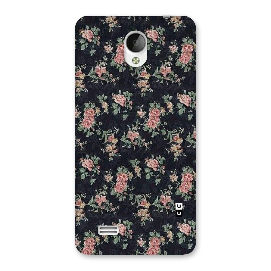 Bloom Black Back Case for Vivo Y21