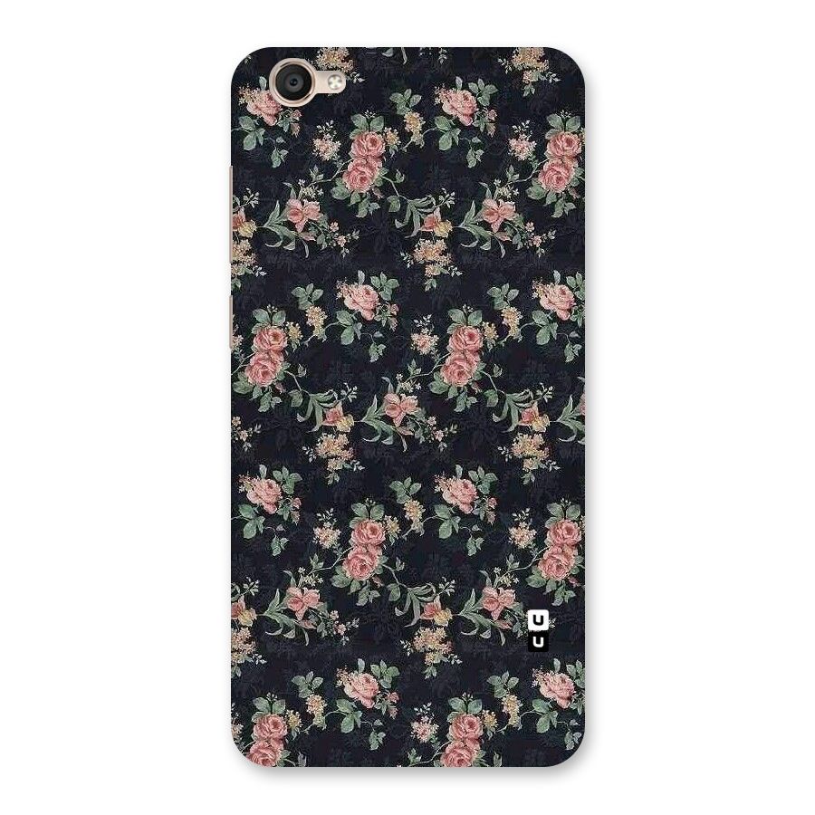 Bloom Black Back Case for Vivo Y55