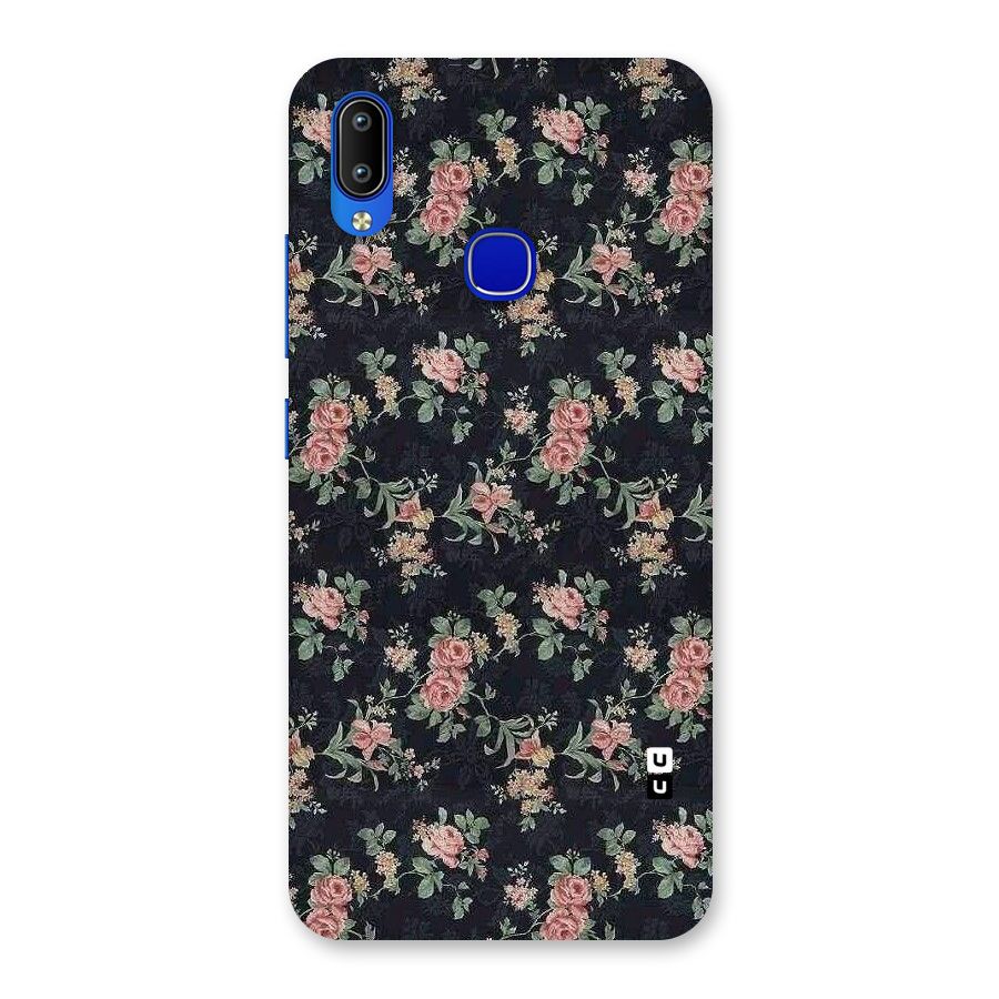 Bloom Black Back Case for Vivo Y91