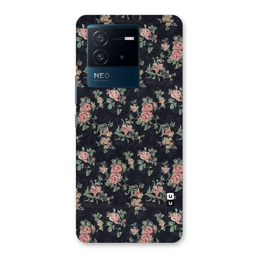 Bloom Black Back Case for Vivo iQOO Neo 6 5G