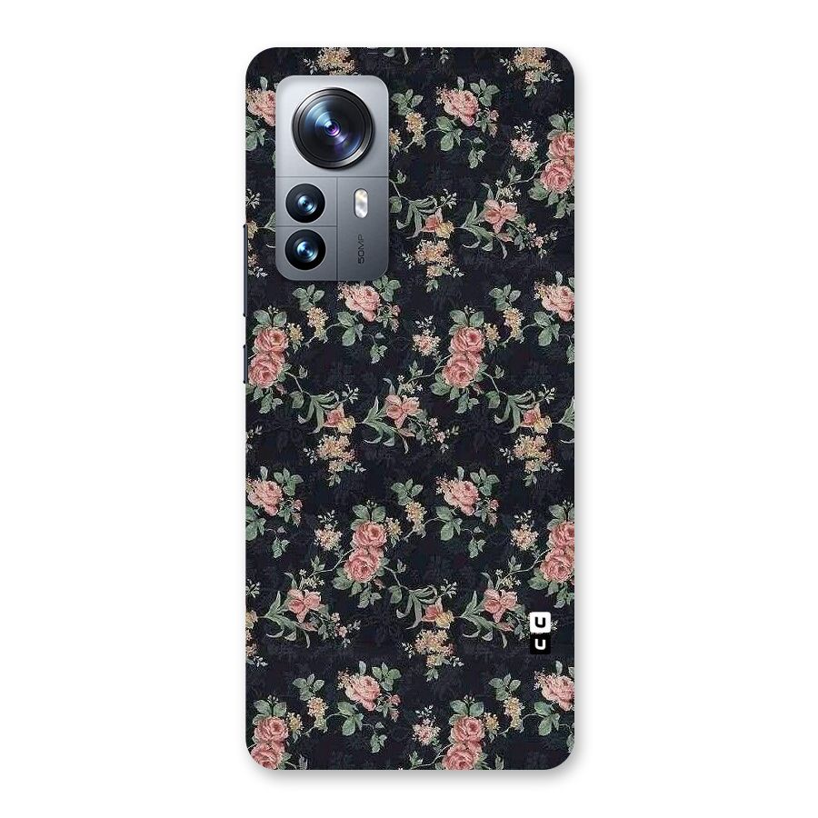 Bloom Black Back Case for Xiaomi 12 Pro