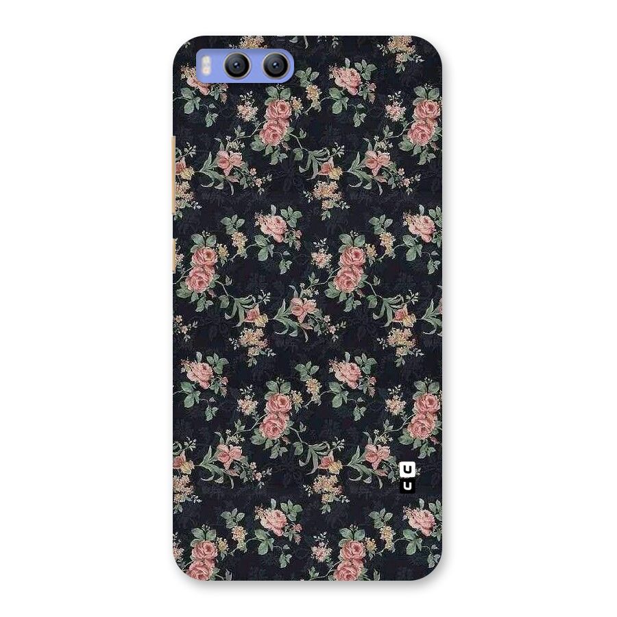 Bloom Black Back Case for Xiaomi Mi 6