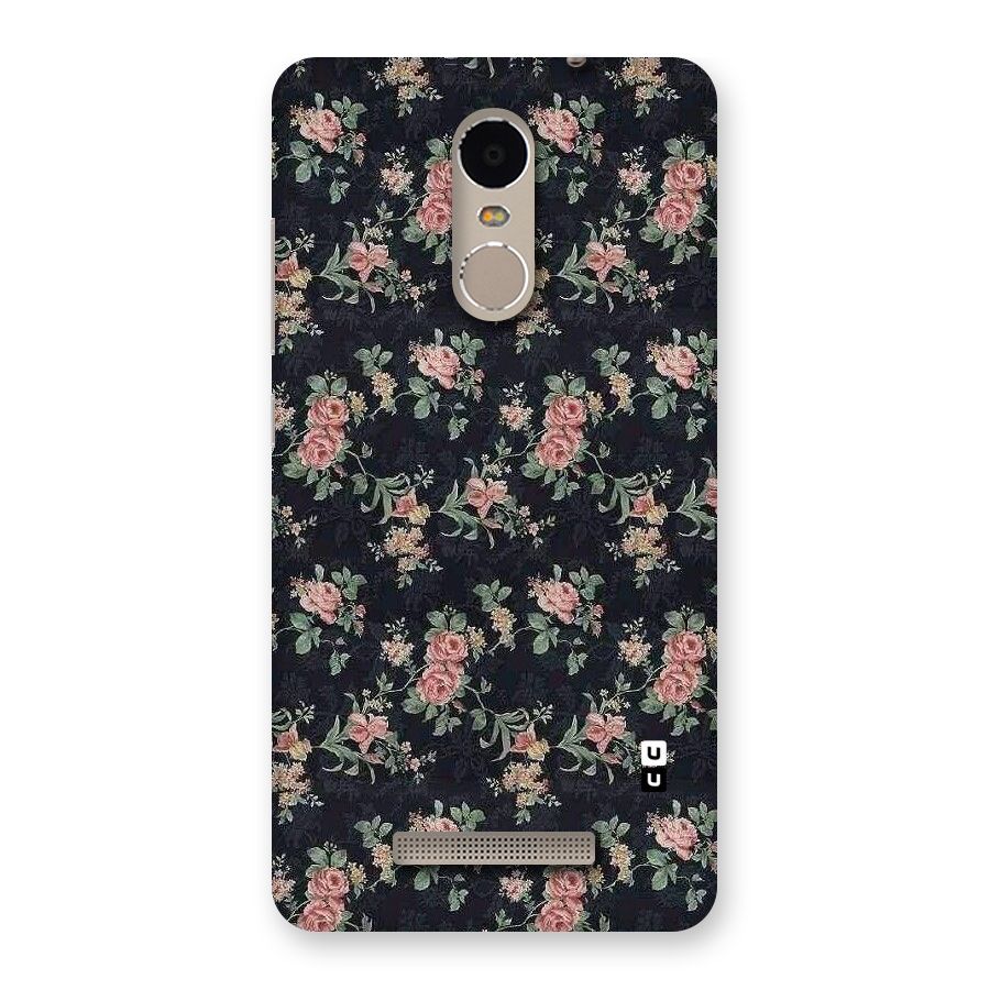 Bloom Black Back Case for Xiaomi Redmi Note 3