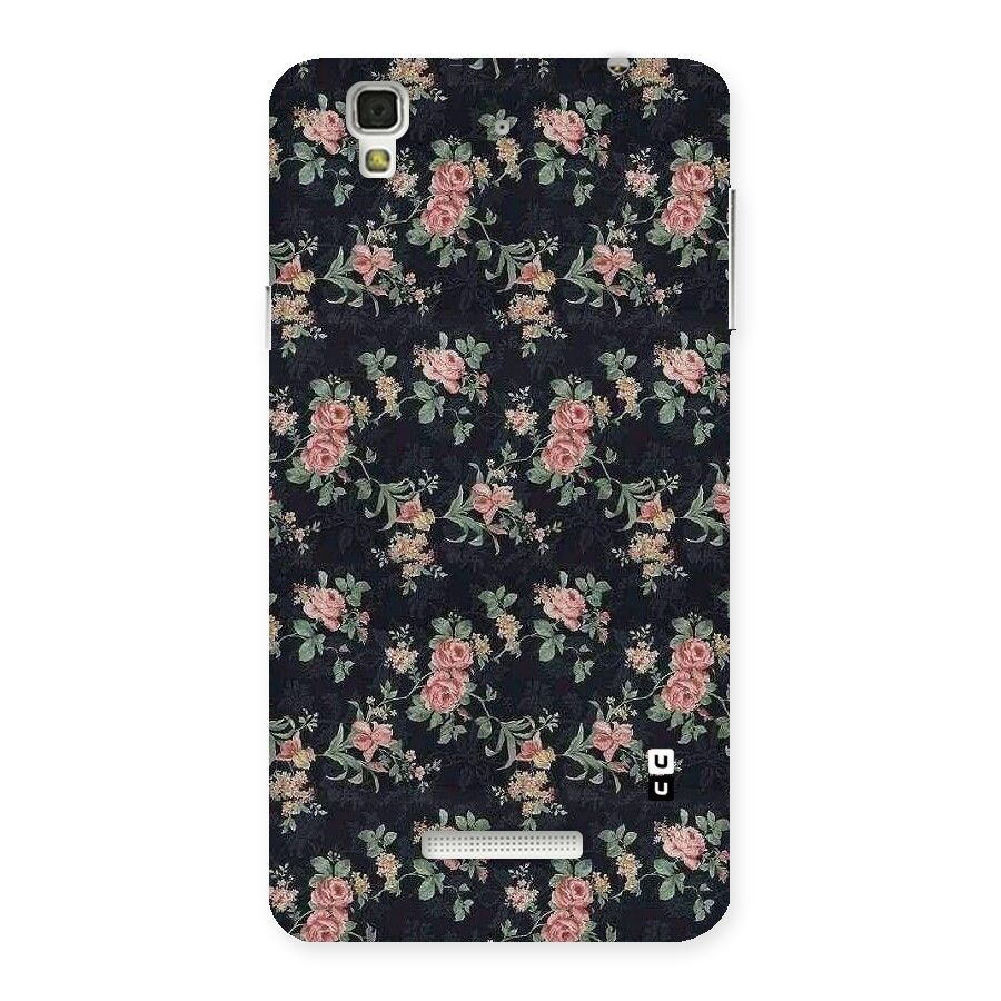 Bloom Black Back Case for YU Yureka Plus
