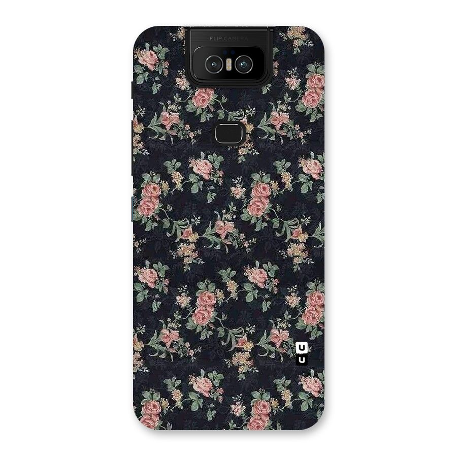 Bloom Black Back Case for Zenfone 6z