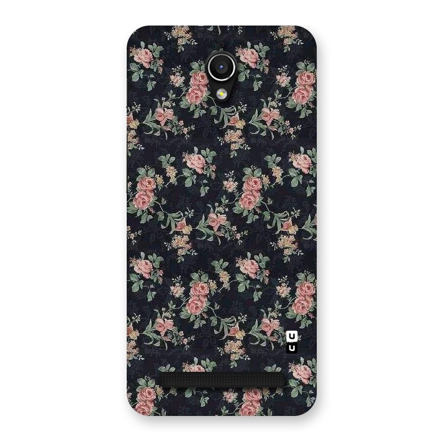 Bloom Black Back Case for Zenfone Go