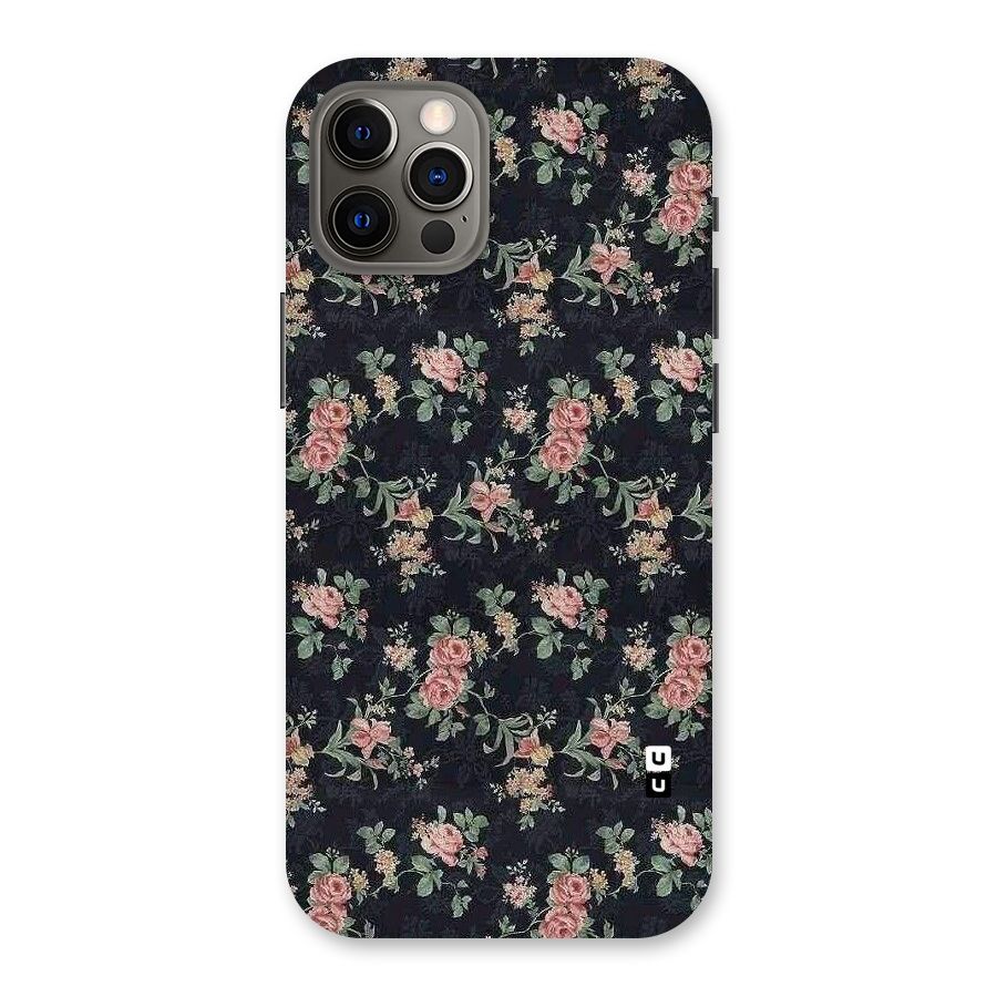Bloom Black Back Case for iPhone 12 Pro