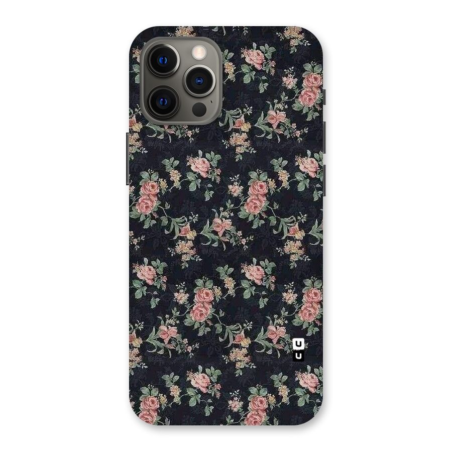 Bloom Black Back Case for iPhone 12 Pro Max