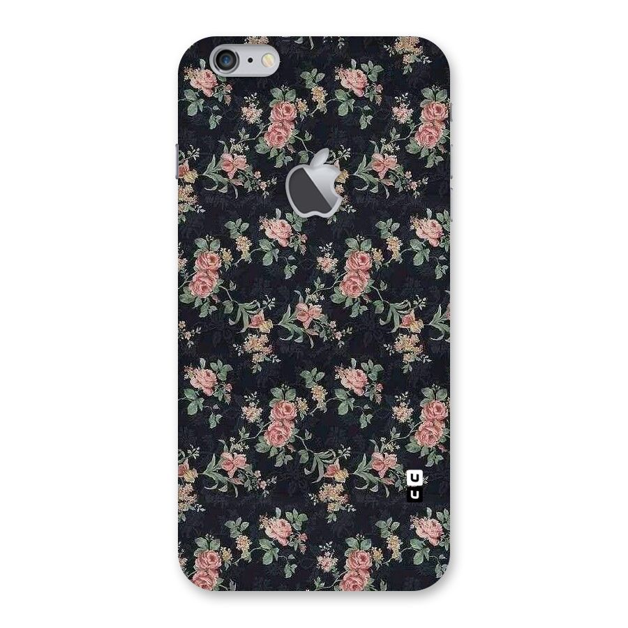 Bloom Black Back Case for iPhone 6 Plus 6S Plus Logo Cut
