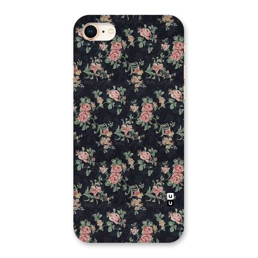 Bloom Black Back Case for iPhone 8