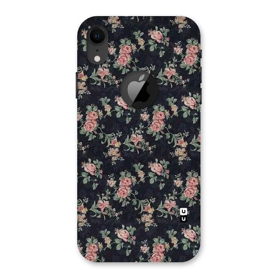 Bloom Black Back Case for iPhone XR Logo Cut