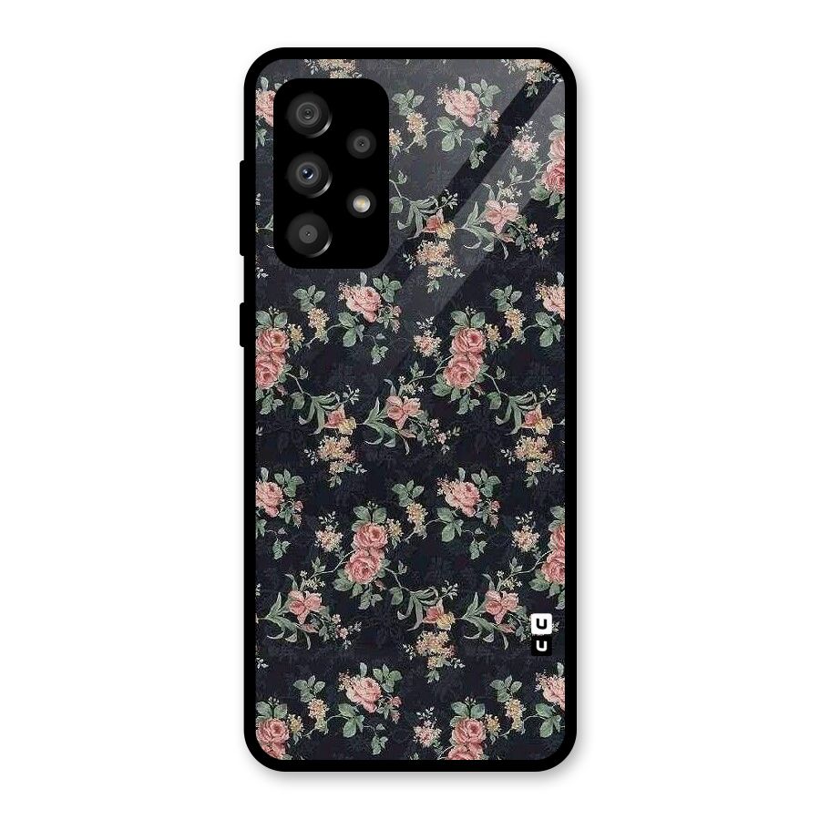 Bloom Black Glass Back Case for Galaxy A32