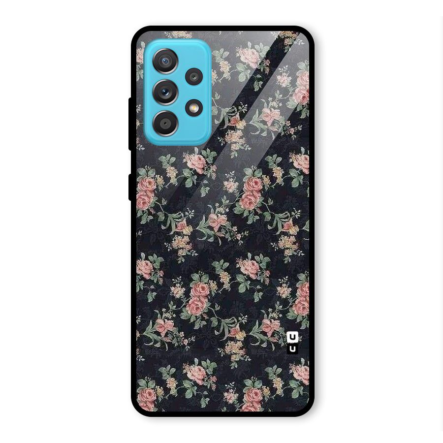 Bloom Black Glass Back Case for Galaxy A52s 5G