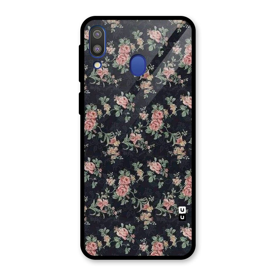Bloom Black Glass Back Case for Galaxy M20