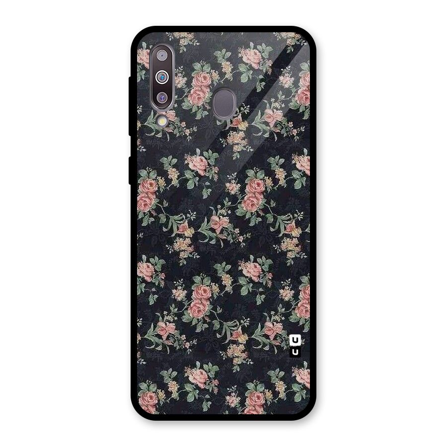 Bloom Black Glass Back Case for Galaxy M30
