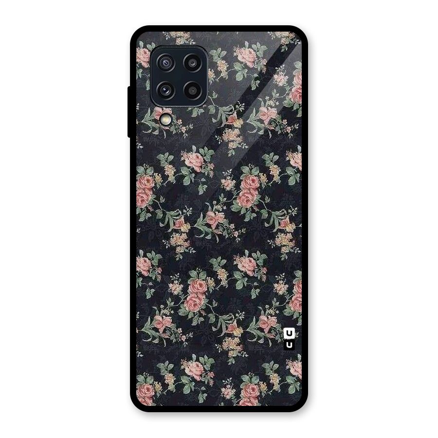 Bloom Black Glass Back Case for Galaxy M32