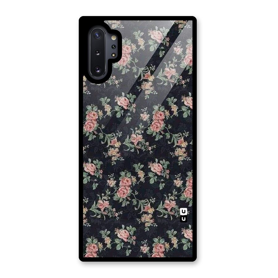 Bloom Black Glass Back Case for Galaxy Note 10 Plus