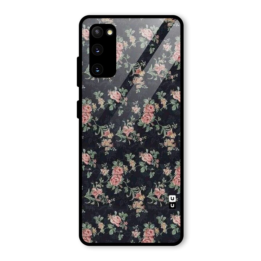 Bloom Black Glass Back Case for Galaxy S20 FE 5G