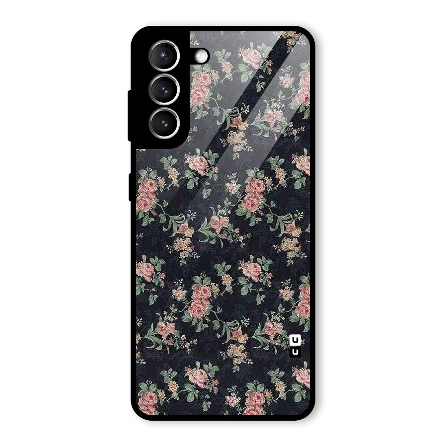 Bloom Black Glass Back Case for Galaxy S21 5G