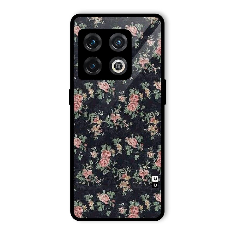 Bloom Black Glass Back Case for OnePlus 10 Pro 5G