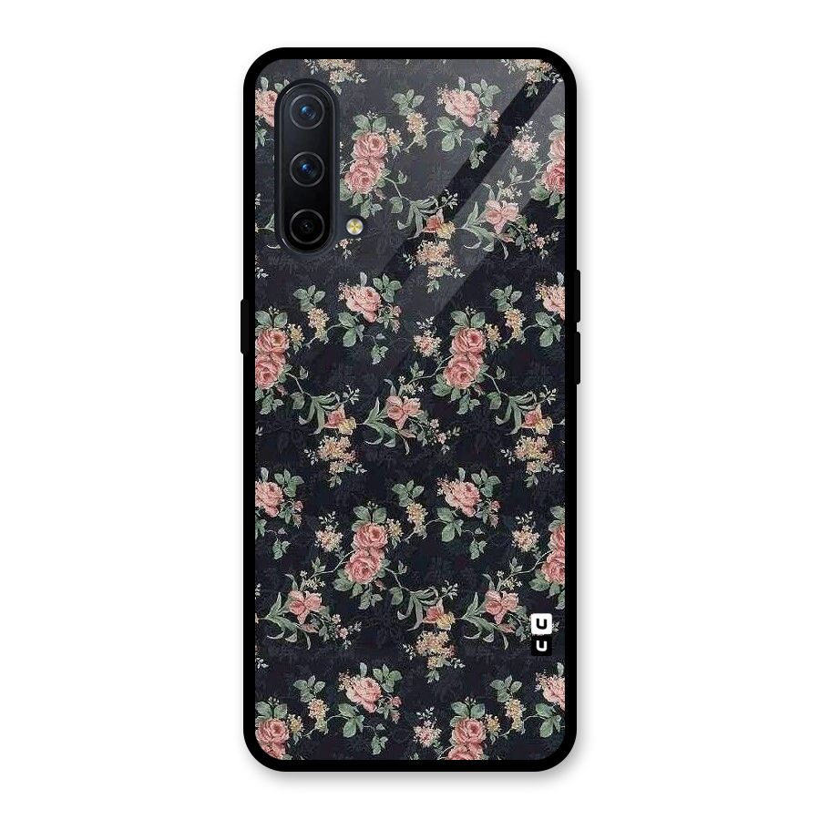 Bloom Black Glass Back Case for OnePlus Nord CE 5G