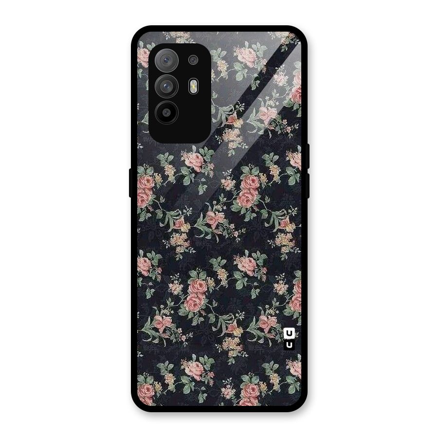 Bloom Black Glass Back Case for Oppo F19 Pro Plus 5G