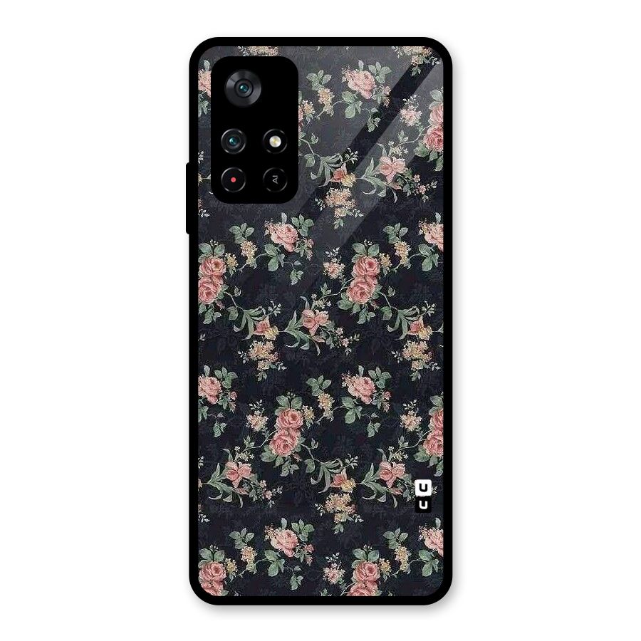 Bloom Black Glass Back Case for Poco M4 Pro 5G