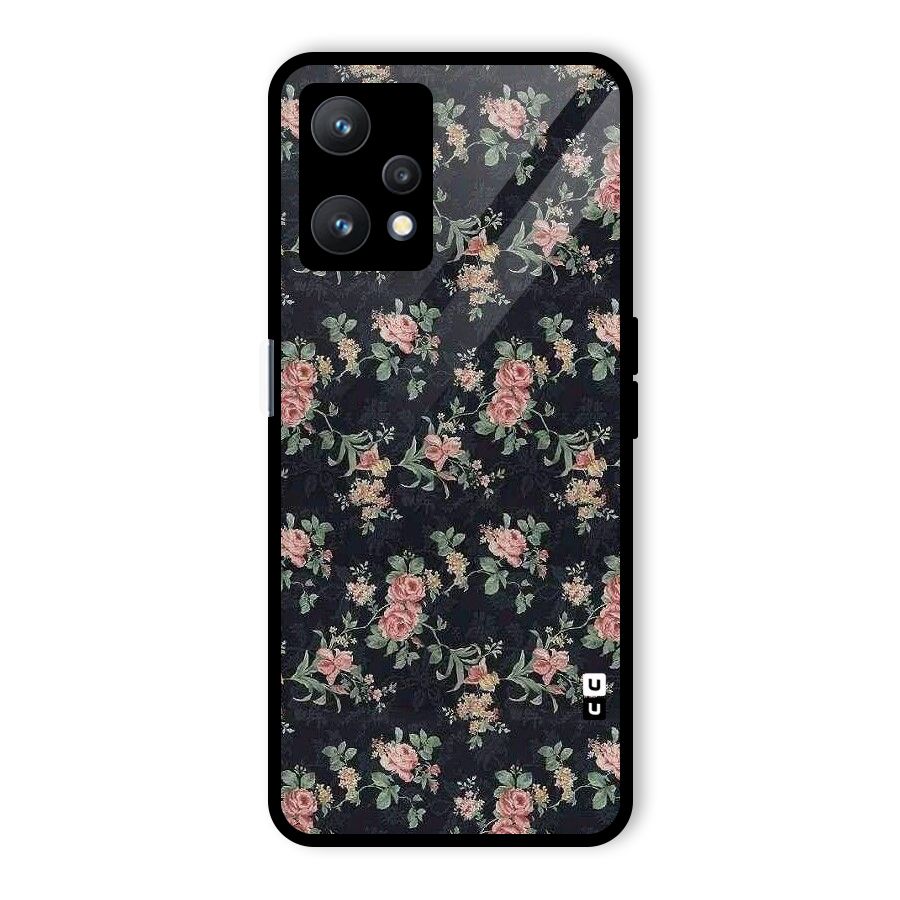Bloom Black Glass Back Case for Realme 9 Pro 5G