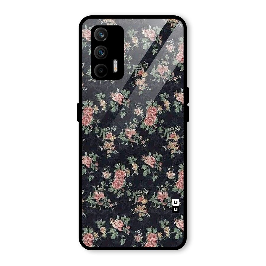 Bloom Black Glass Back Case for Realme GT 5G