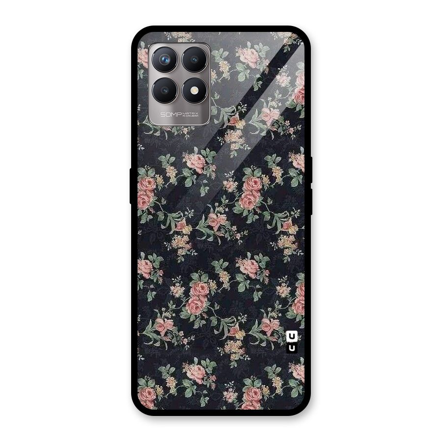 Bloom Black Glass Back Case for Realme Narzo 50