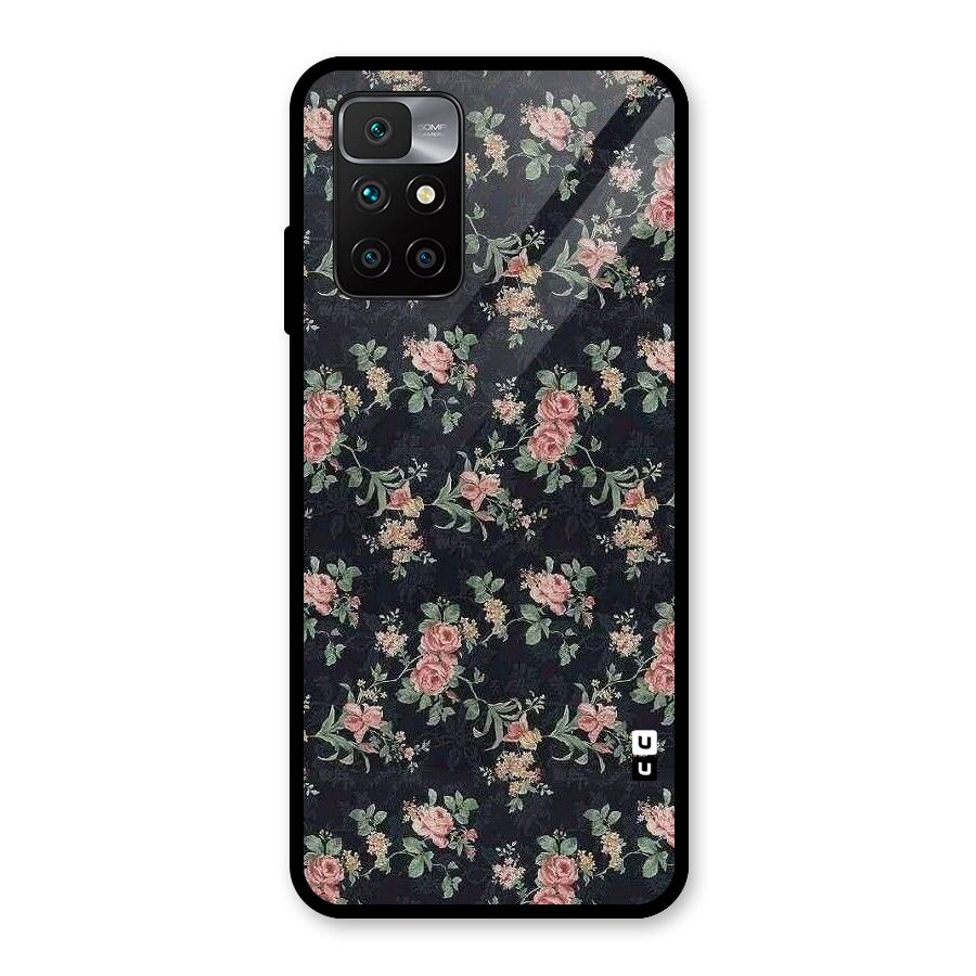 Bloom Black Glass Back Case for Redmi 10 Prime