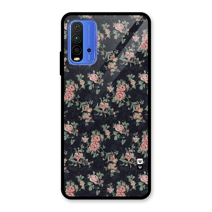 Bloom Black Glass Back Case for Redmi 9 Power