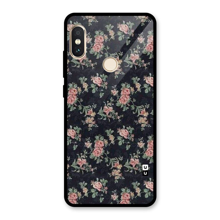 Bloom Black Glass Back Case for Redmi Note 5 Pro