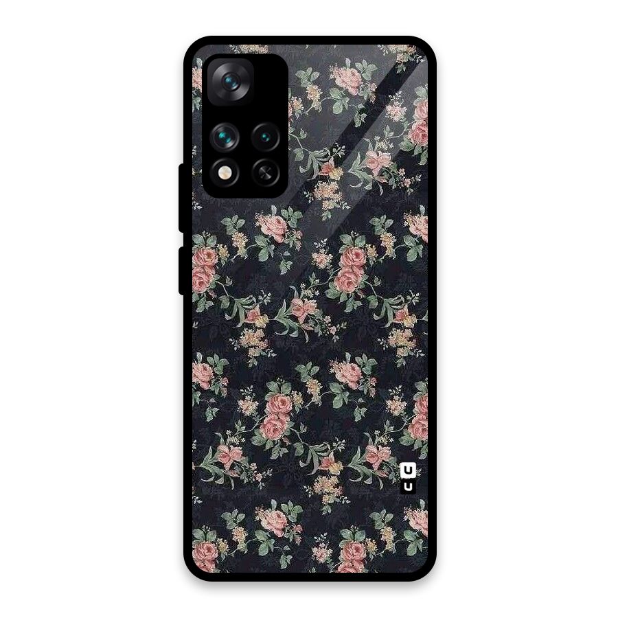 Bloom Black Glass Back Case for Xiaomi 11i HyperCharge 5G