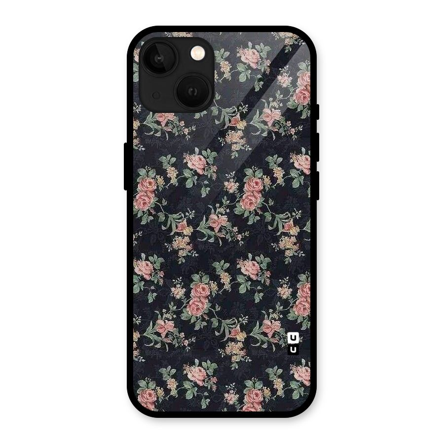 Bloom Black Glass Back Case for iPhone 13