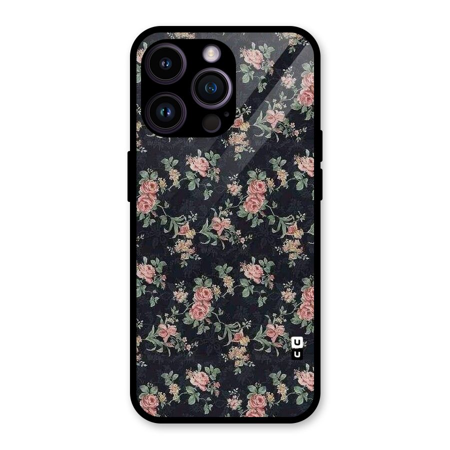 Bloom Black Glass Back Case for iPhone 14 Pro Max