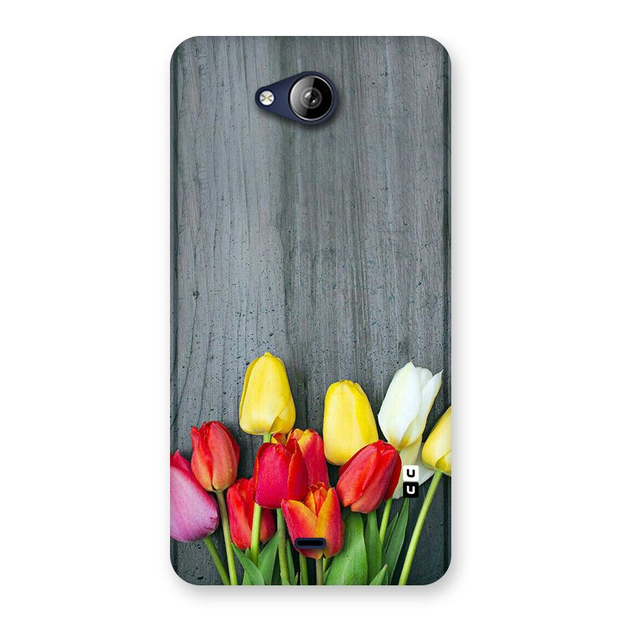 Bloom Grey Back Case for Canvas Play Q355
