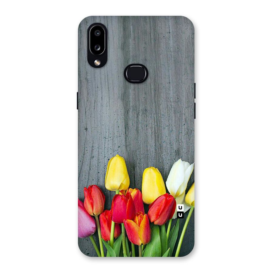 Bloom Grey Back Case for Galaxy A10s