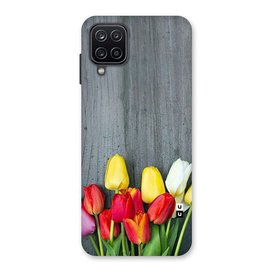 Bloom Grey Back Case for Galaxy A12