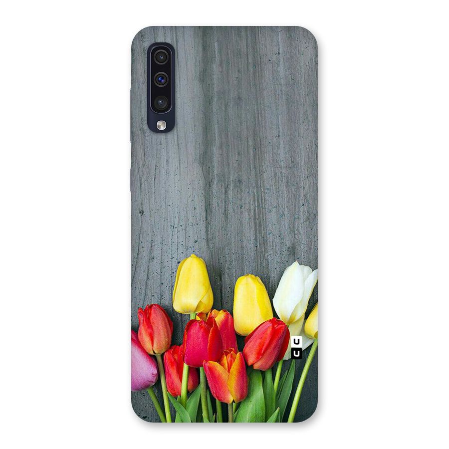 Bloom Grey Back Case for Galaxy A50