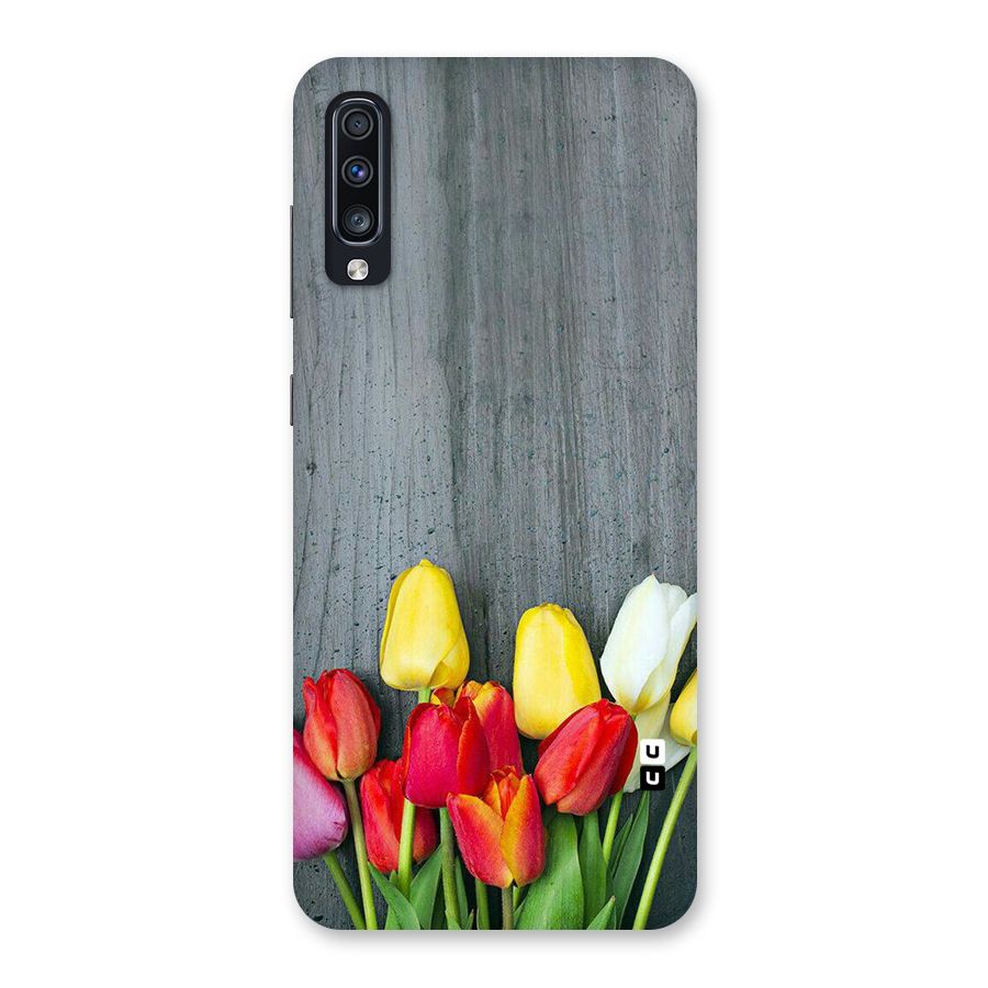 Bloom Grey Back Case for Galaxy A70