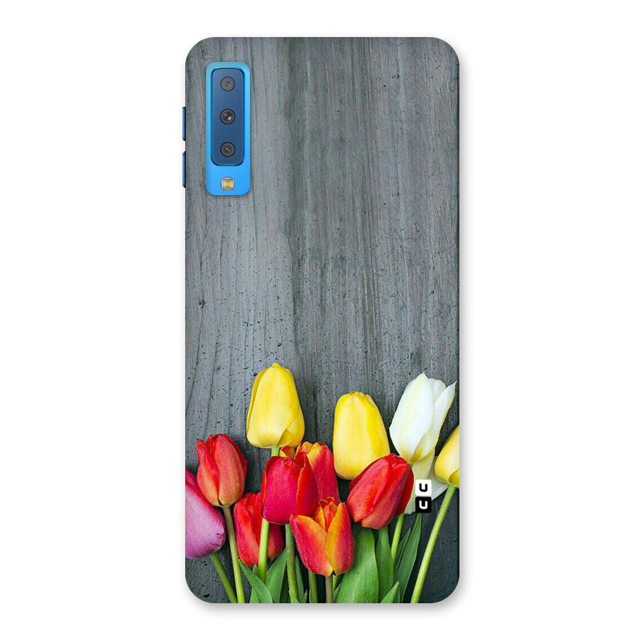 Bloom Grey Back Case for Galaxy A7 (2018)